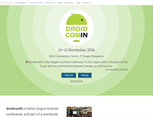 Tablet Screenshot of droidcon.in